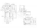 Mounting bracket for NEMA17 stepper motors, 3mm metal 5x5x5cm